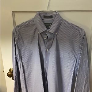100% cotton button down dress shirt